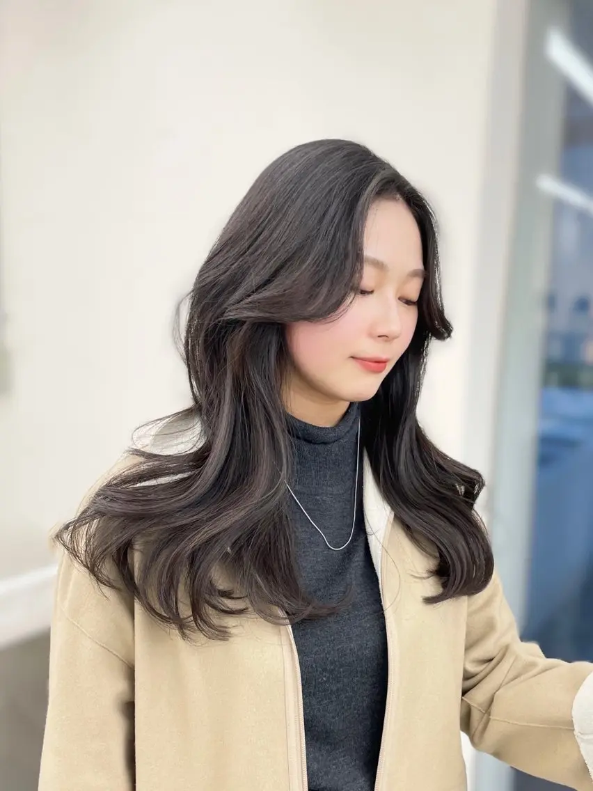 ロング カラー カット ヘアカラー トリートメント 🦋韓国系指名No1 店長/圓山 祐也🦋のヘアスタイル