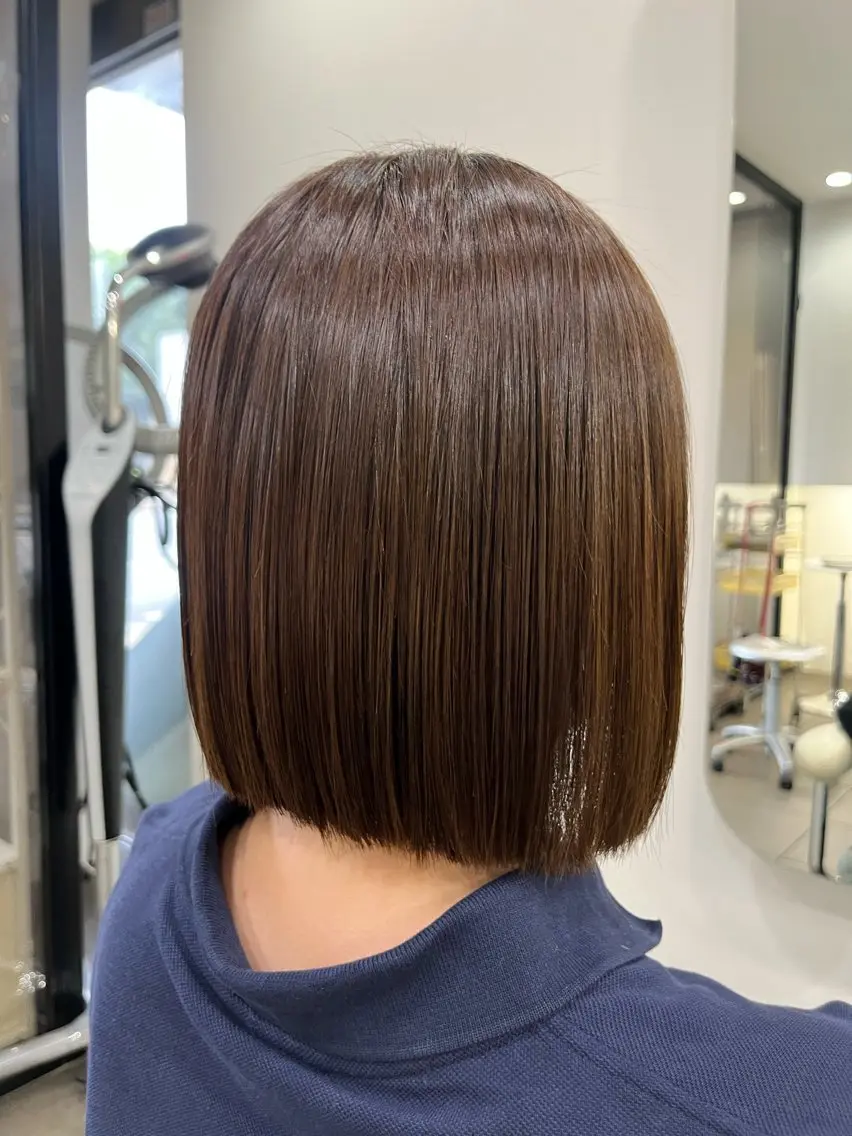 ショート カラー 透明感カラーボブ レイヤーツムギ♡のヘアスタイル