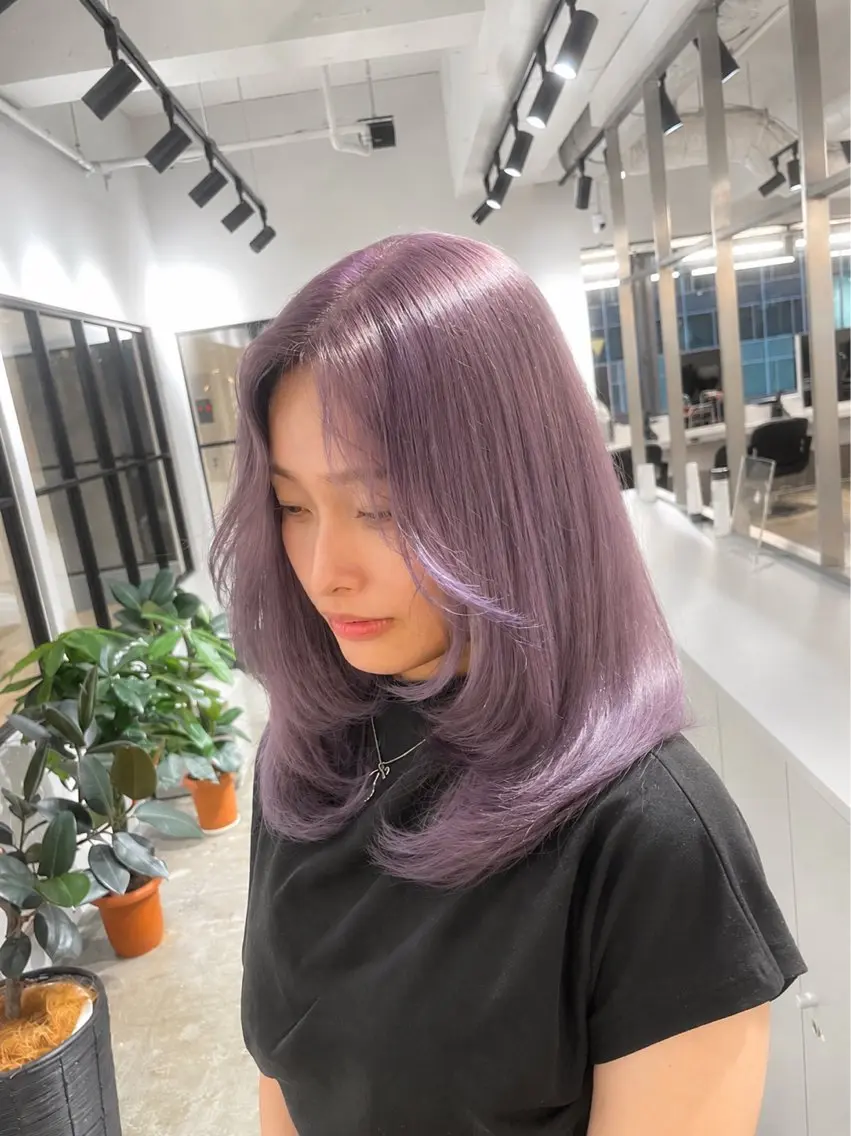 ミディアム ヘアカラー EIGHT梅田 /HADUKIのヘアスタイル