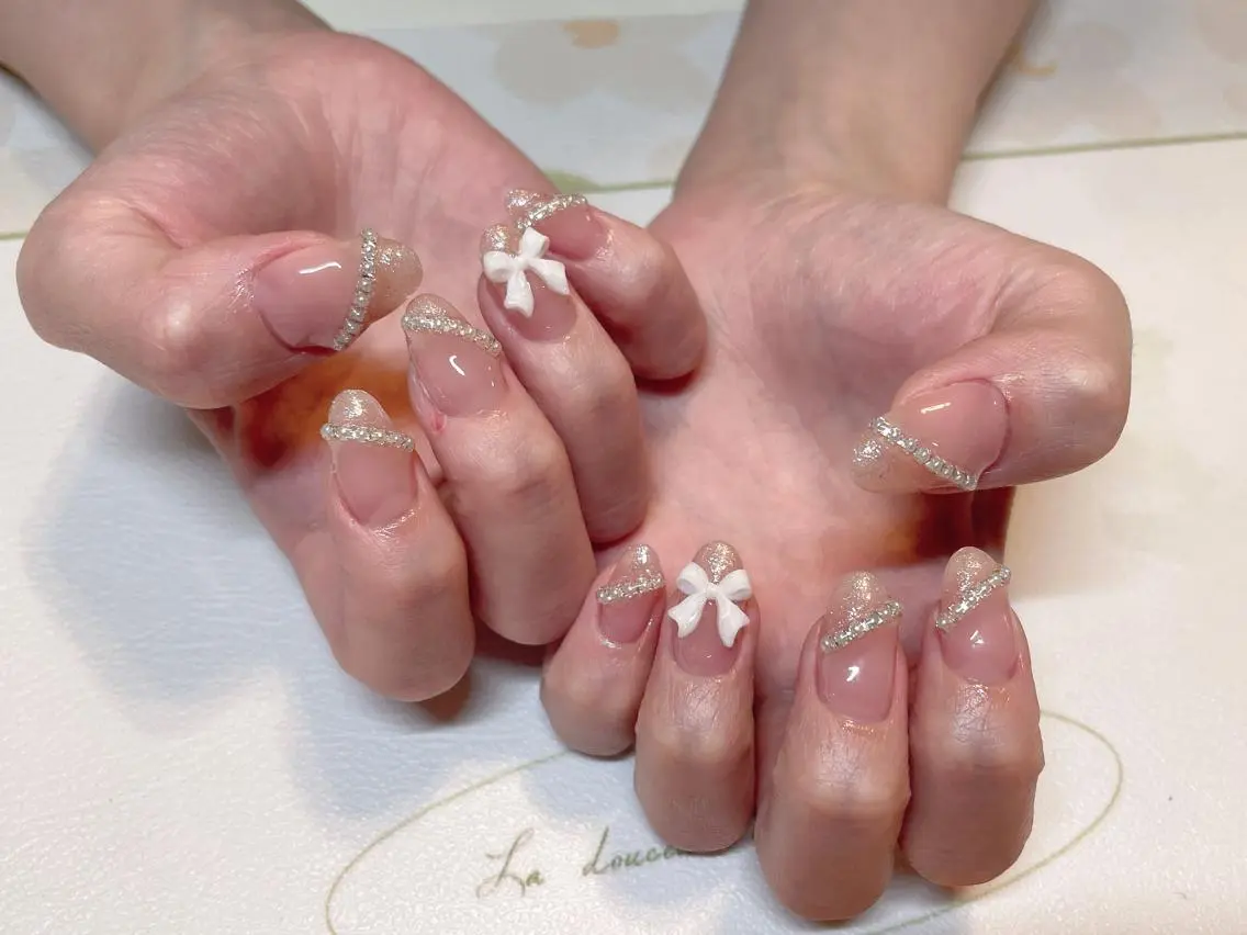 ネイル フレンチネイル ハンドネイル エン Nail salonのネイルデザイン