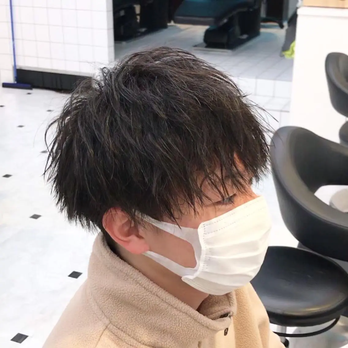 ミディアム カラー パーマ ヘアアレンジ メンズ キッズ メンズ特化美容師 aiの眉毛・アイブロウイメージ