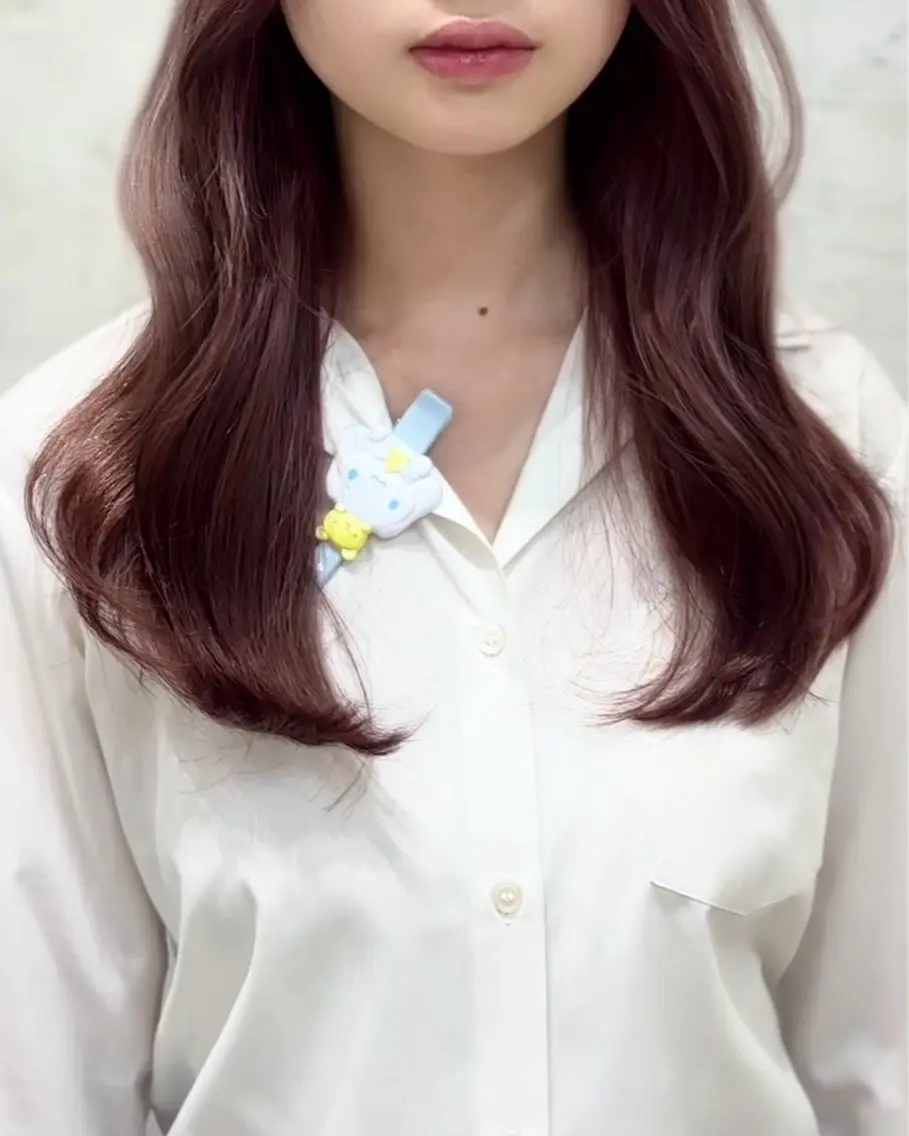 ロング カラー ヘアカラー 杉田 涼のヘアスタイル