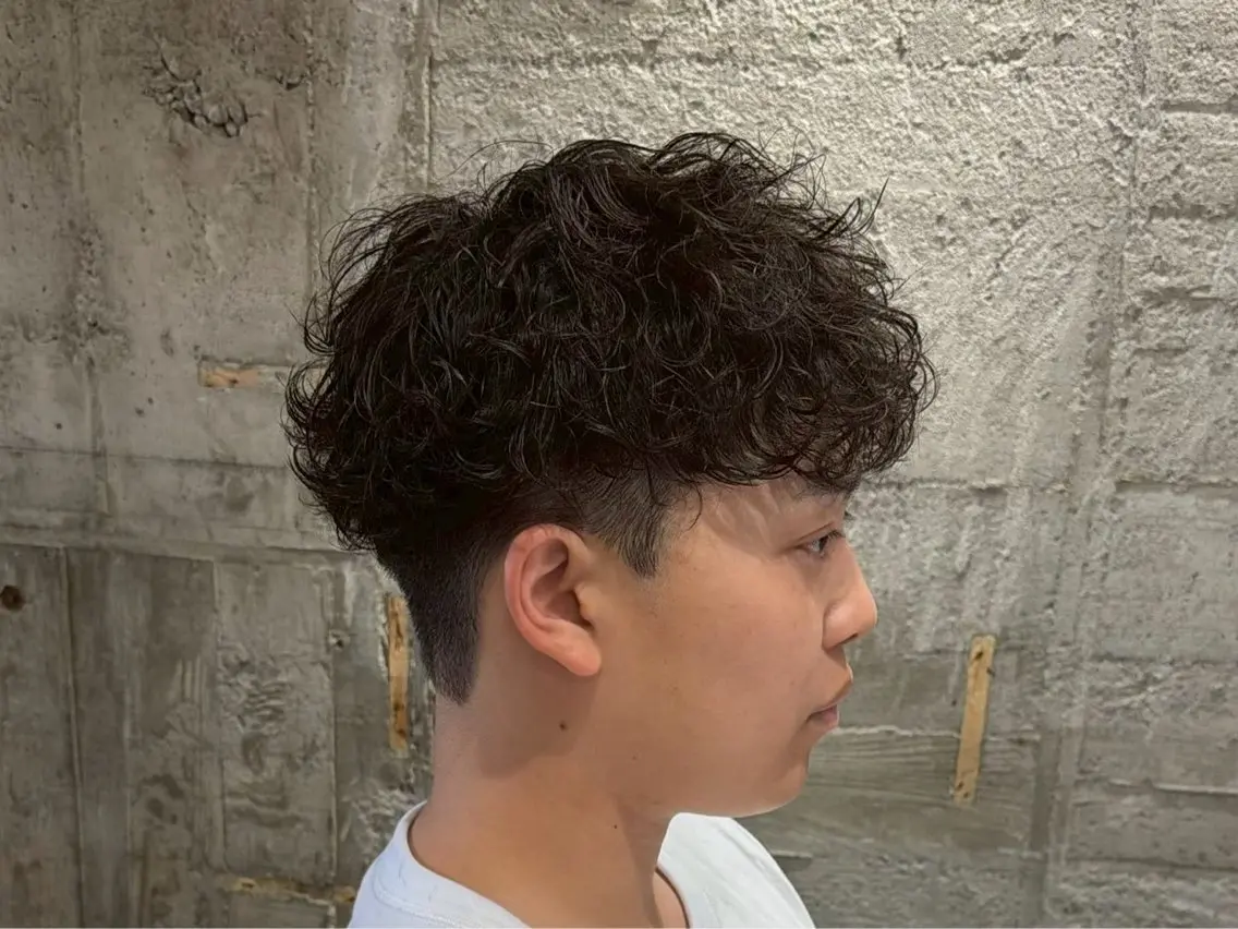 ショート パーマ メンズ 朝ラクパーマ 【SENA】のヘアスタイル