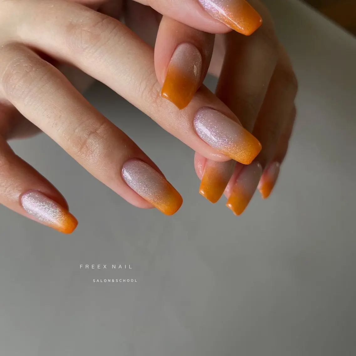 ネイル グラデーション ハンドネイル ハンドケア freex nail /ニュアンス/個性派のネイルデザイン