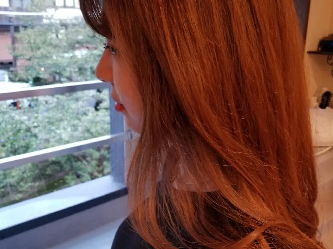 ロング カラー アディクシーカラー パープルカラー 外国人風カラー トリートメント spa hair ark 富井直美のヘアスタイル