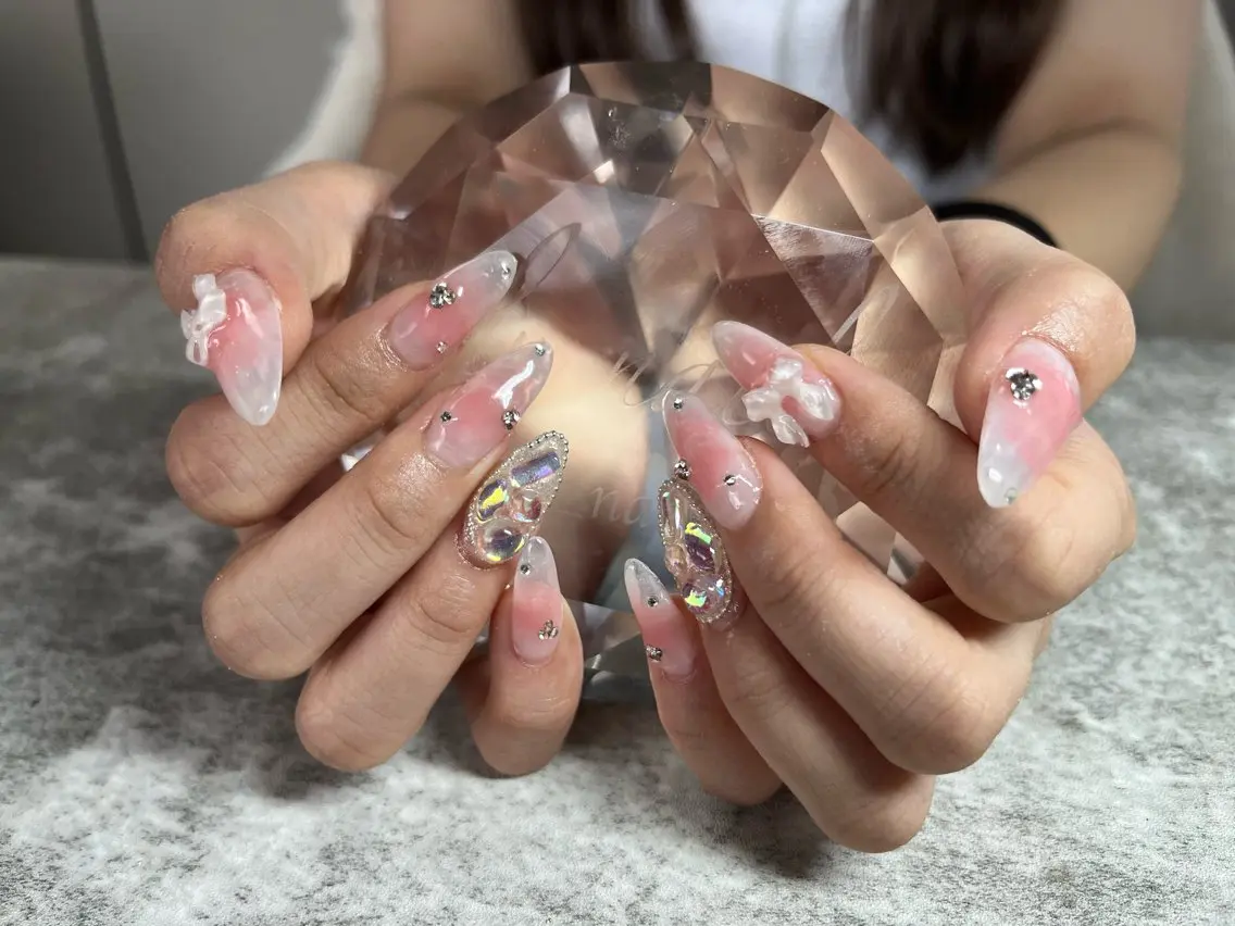 ネイル 長さ出し 持ち込み ネイルチップ 佐野 愛美のネイルデザイン