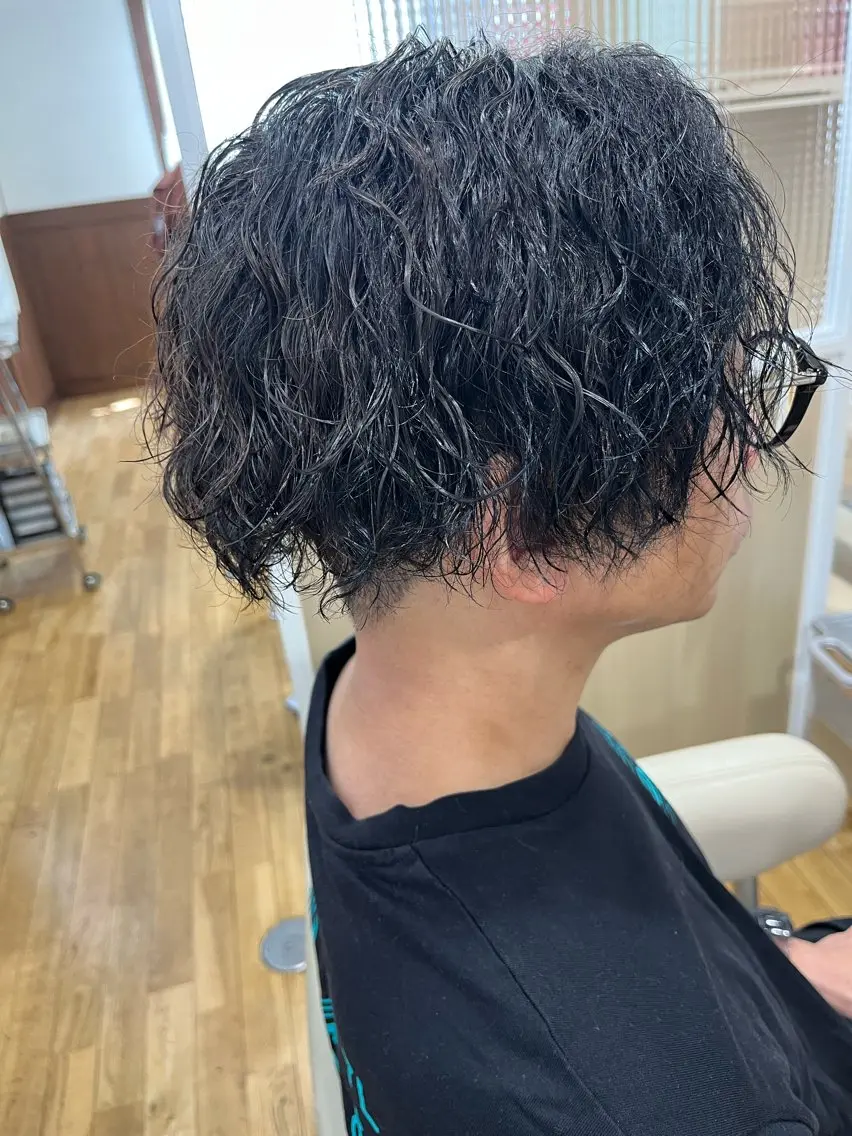 パーマ メンズ 鈴木 結のヘアスタイル