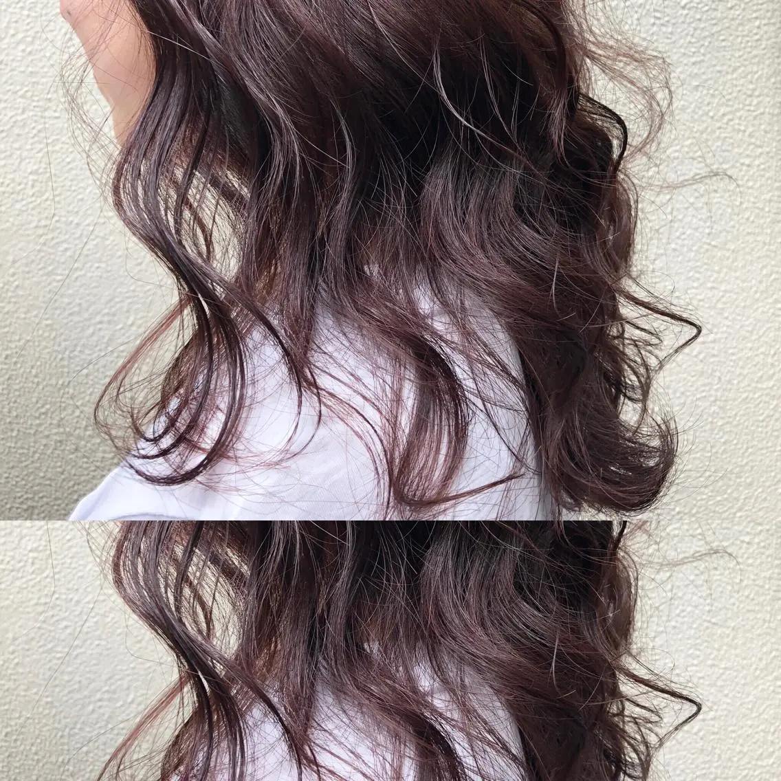 ミディアム カラー ラベンダーカラー ラベンダーピンク ピンクカラー ヘアカラー ツキノキ ミナのヘアスタイル