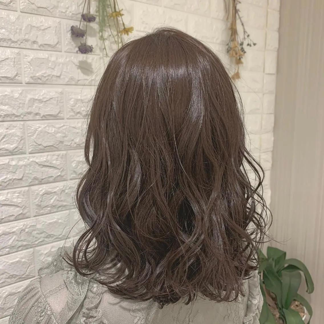ミディアム カラー ⟡.·韓国ヘア*.ﾟ 室岡　咲希のヘアスタイル