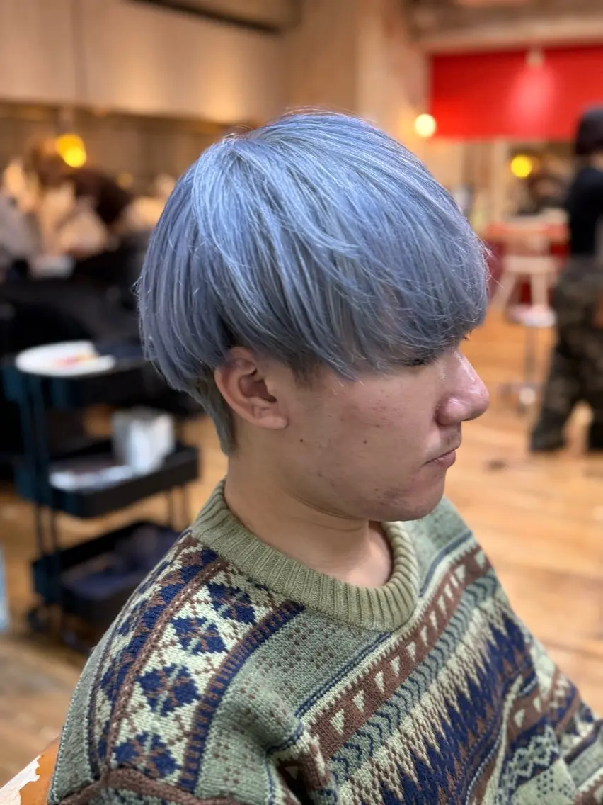 カラー メンズ ヘアカラー トリートメント 🎨デザイン🥇 美髪・艶髪 日暮千敬のヘアスタイル