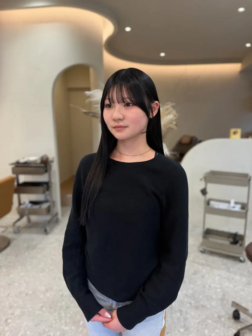 ロング カラー カット ヘアカラー yim_ otowaのヘアスタイル