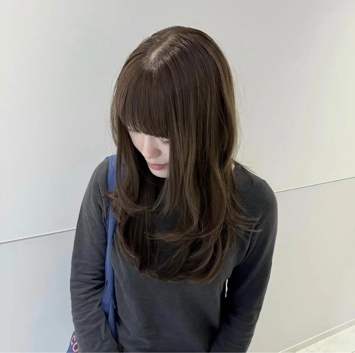 ロング カラー 浦上 陽咲のヘアスタイル