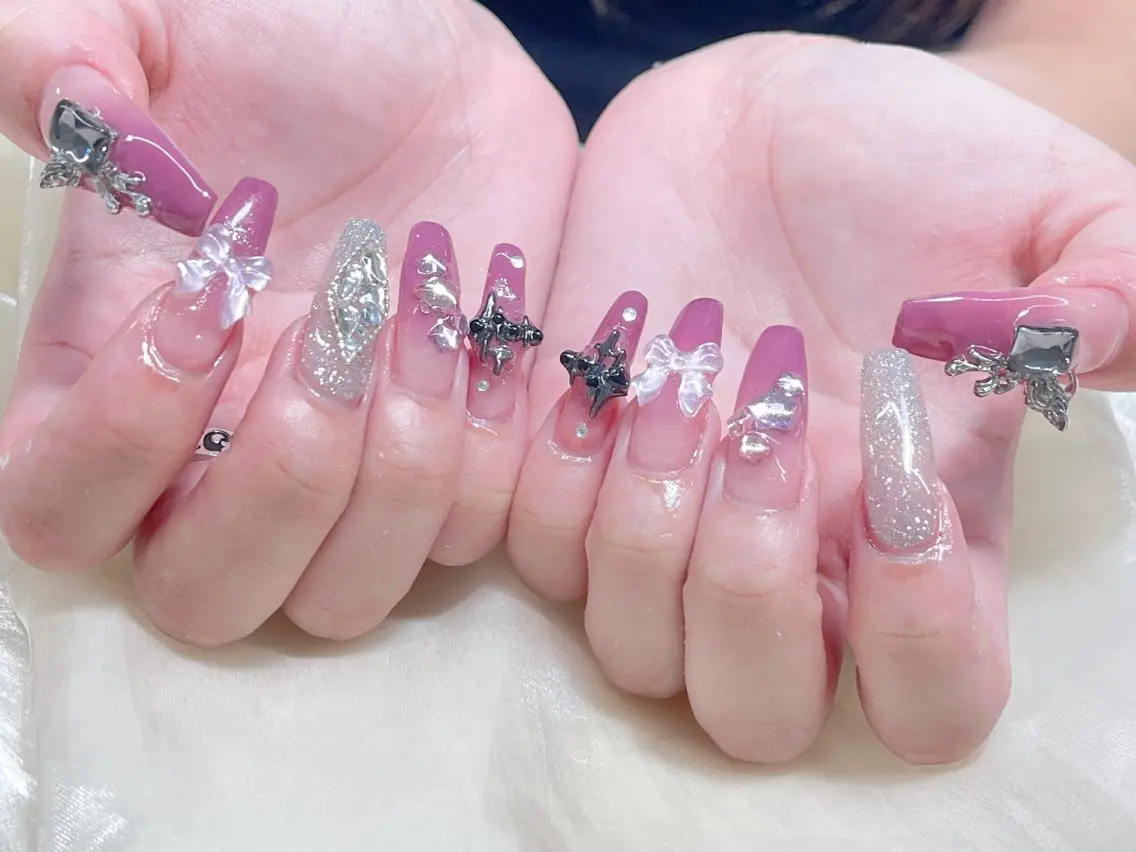ネイル 🎀ネイルサロン エクラYUI🎀のネイルデザイン