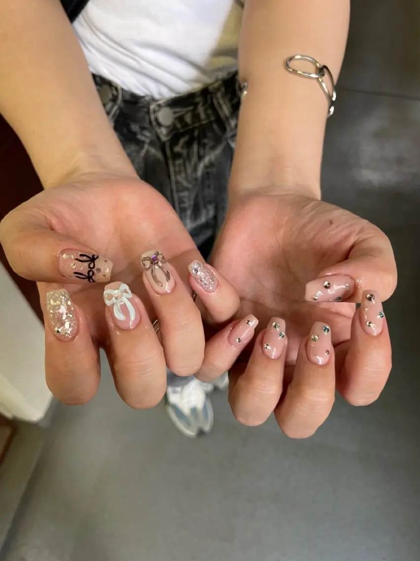 ネイル ハンドネイル ハンドケア 🍑 momo_nailのネイルデザイン