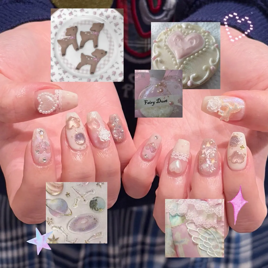 ネイル ハンドネイル 🎀フェイ フェイ🫧💗のネイルデザイン
