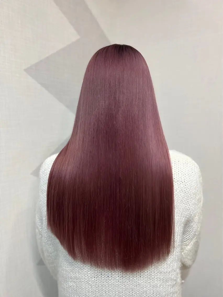 ロング カラー 増田 偉月のヘアスタイル