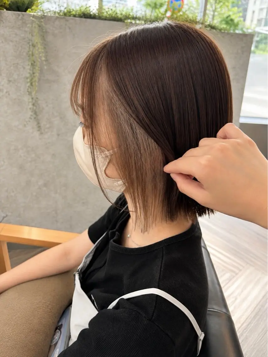 カラー 🎠🤍minami ブリーチ🤍🎠のヘアスタイル