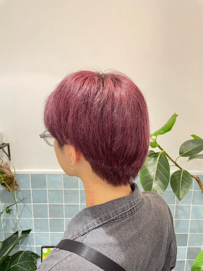 ショート ヘアカラー 透明感/オリーブ /わがつまこうすけのヘアスタイル