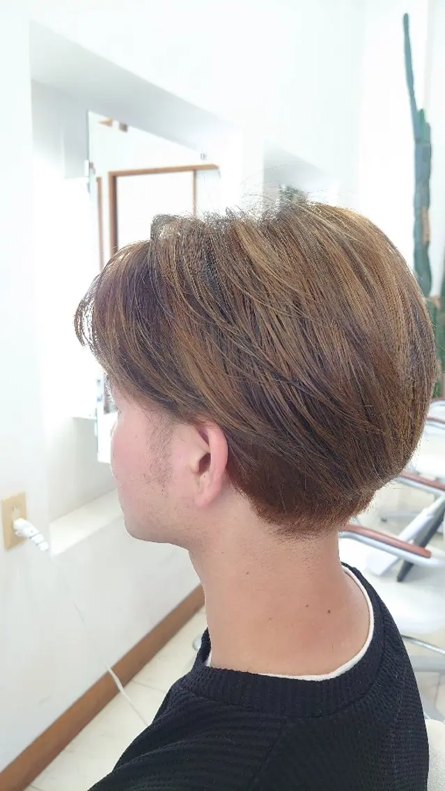 メンズ ショート カット キンジョウ エナミのヘアスタイル