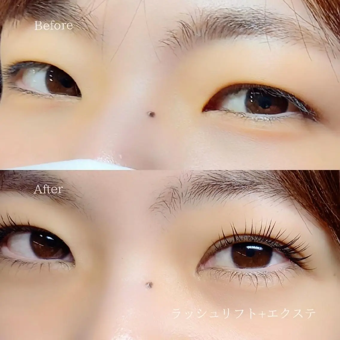 逆まつげさん必見♪リフエク☆ラッシュリフト+フラットラッシュ40本の写真