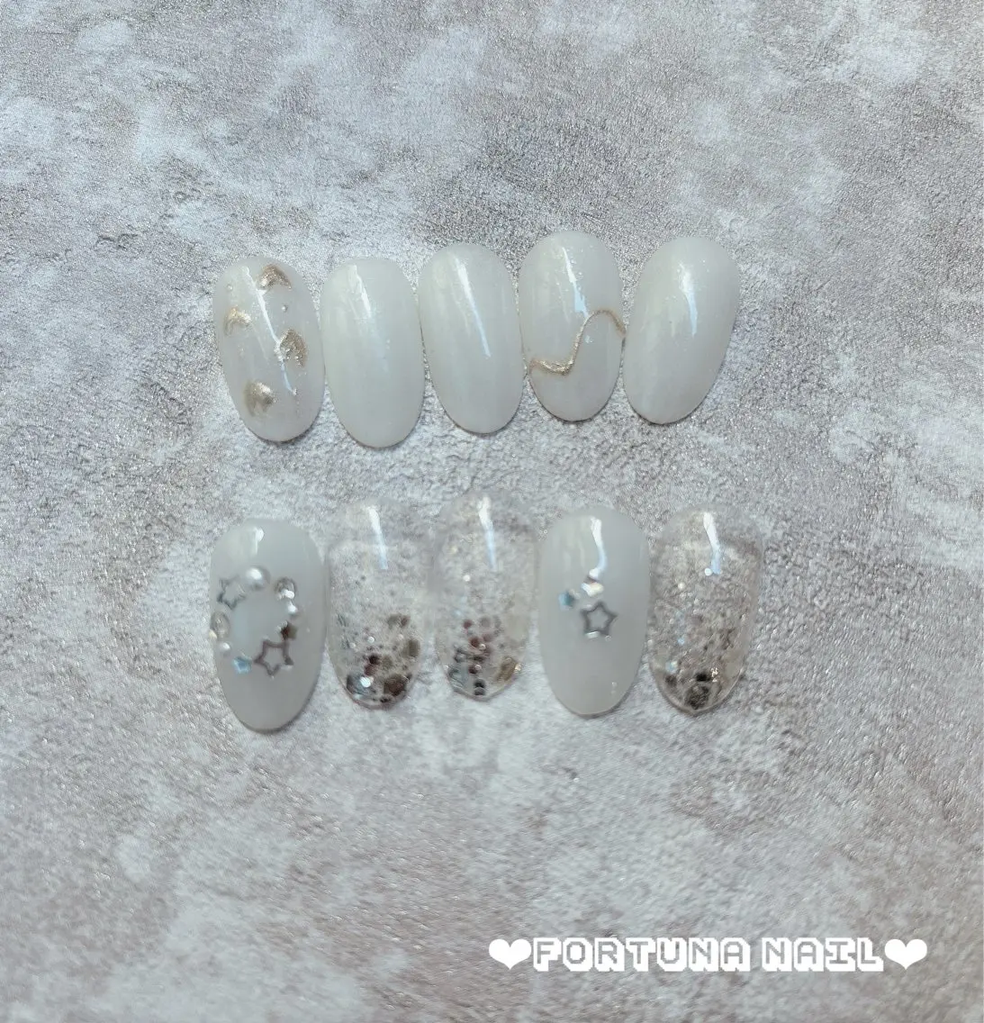 ネイル 冬ネイル クリスマス Nail •Head スパFortunaのネイルデザイン