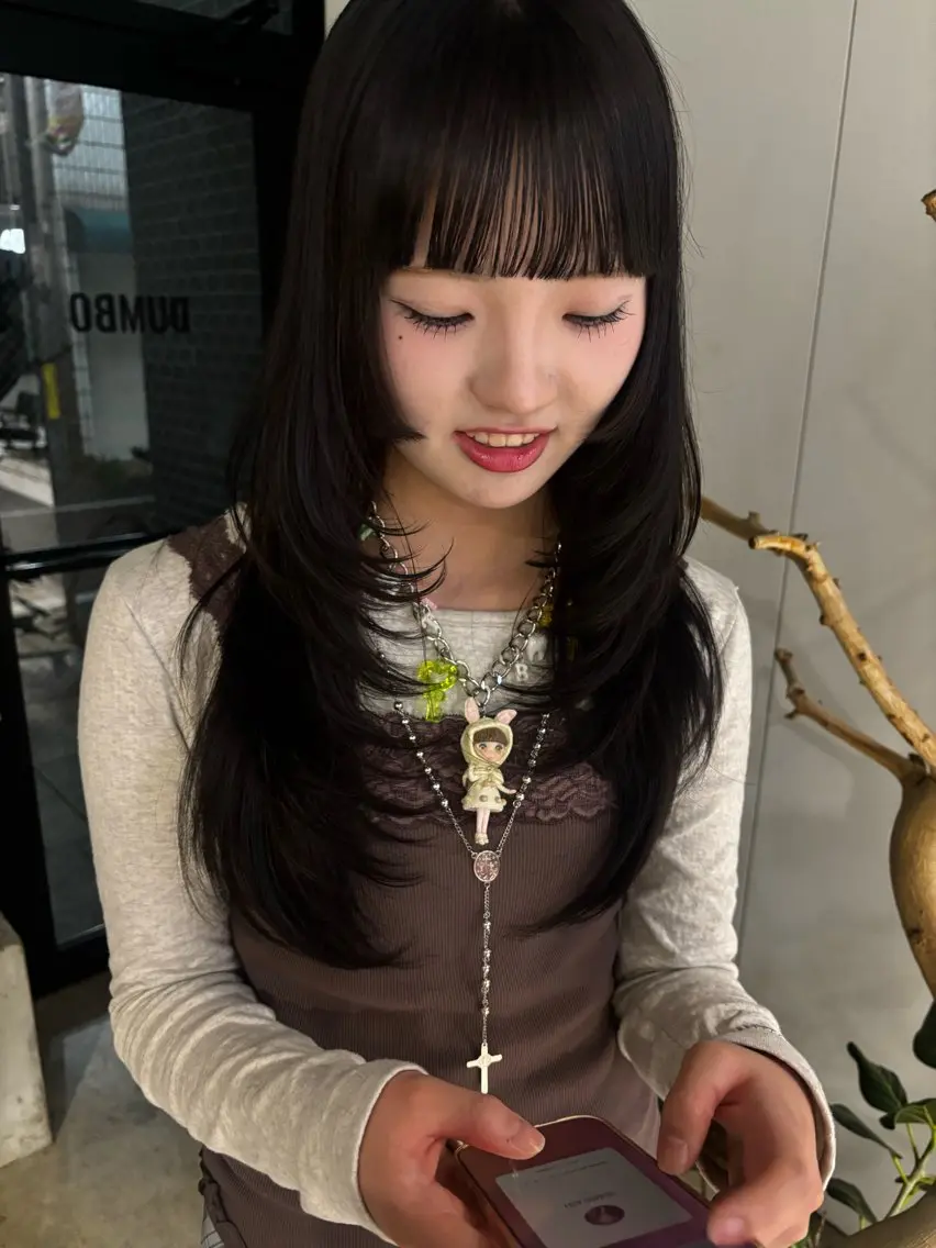 ロング 🎀抜け感ナチュラル 🎵asuna🪽のヘアスタイル