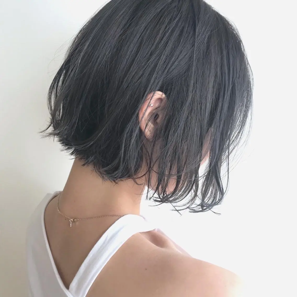 ショート カラー ボブ レイヤー/似合わせ TAKUYAのヘアスタイル