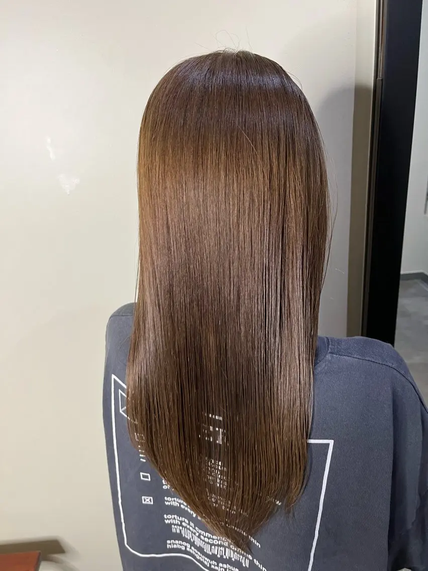 ロング カラー ヘアカラー 夏の透明感カラー☀️ 小林 佳祐Aimeeのヘアスタイル