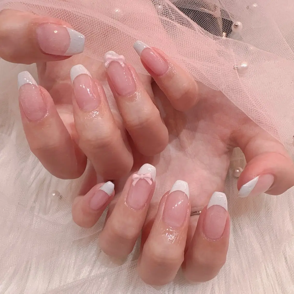 ネイル フレンチネイル KIREIE Soraのネイルデザイン