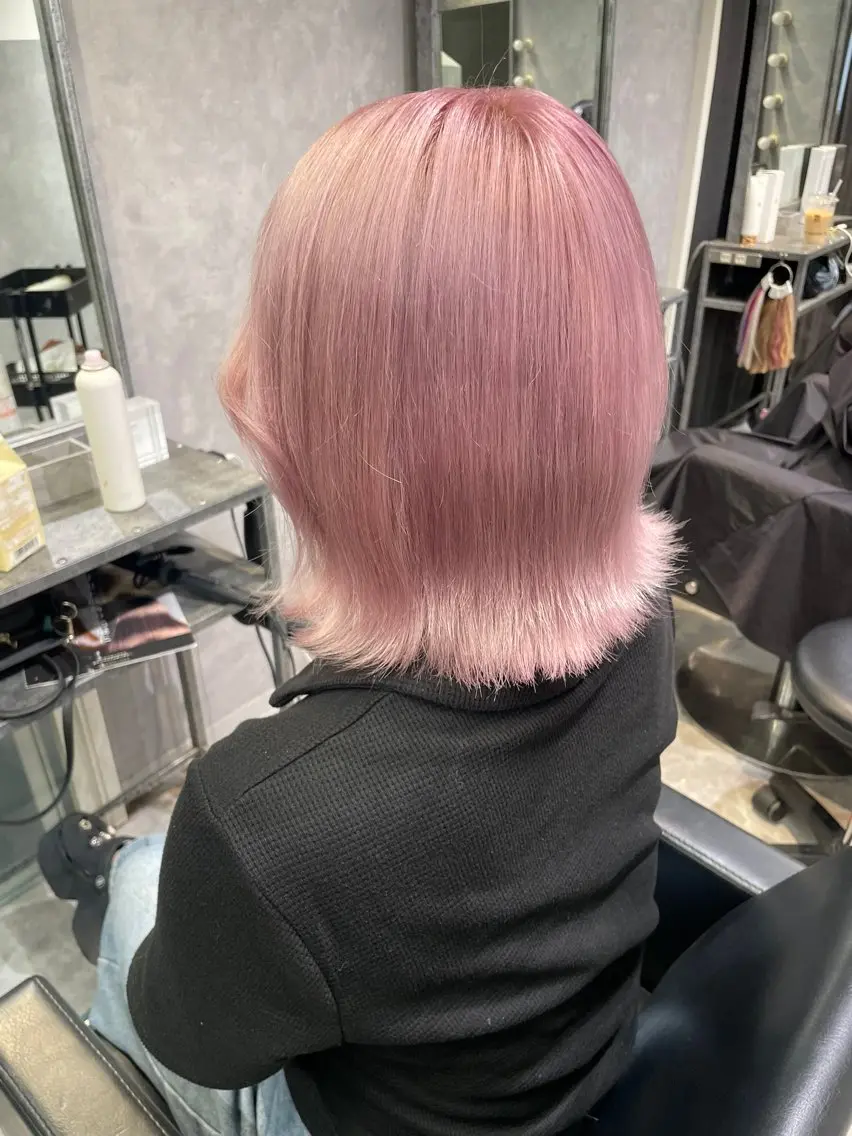 ミディアム ヘアカラー mimiiy fukaのヘアスタイル