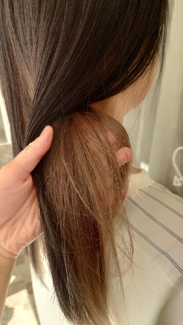 ロング カット ヘアカラー abe mikaのヘアスタイル
