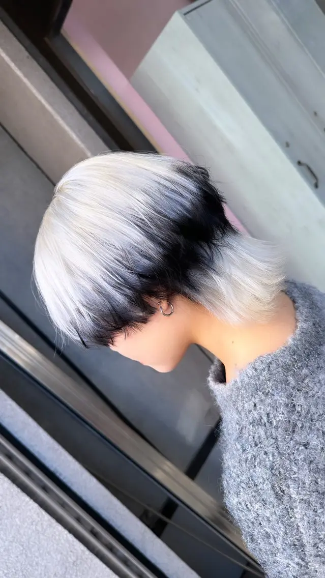 ミディアム カラー ✨デザイン/ブリーチ MANATOのヘアスタイル