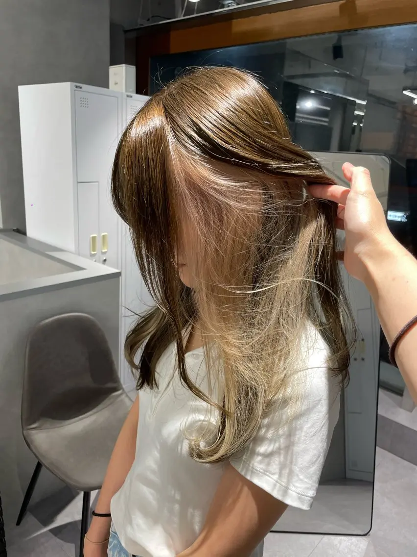 カラー 渡辺春衣 ☆カットモデル募集のヘアスタイル