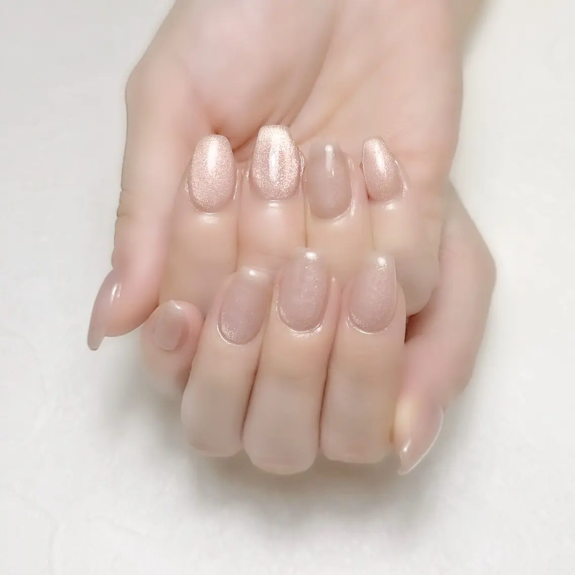 ネイル マグネットネイル オフィスネイル ワンカラーネイル 冬ネイル rouse nail RISATOのネイルデザイン