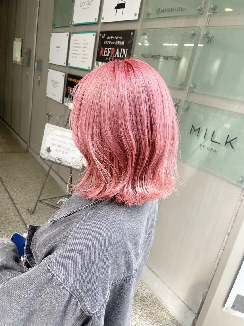 ミディアム カラー ピンクカラー 透明感カラー 🫰🏻💗 高橋舞のその他イメージ