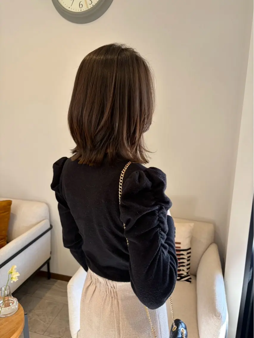 ミディアム 細江 桃加のヘアスタイル