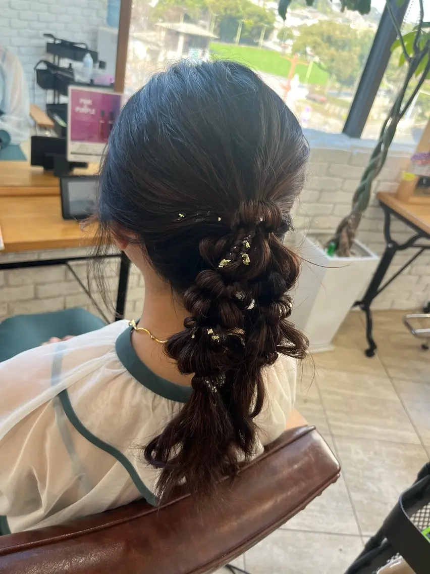 セミロング label はしぐち ななみのヘアスタイル