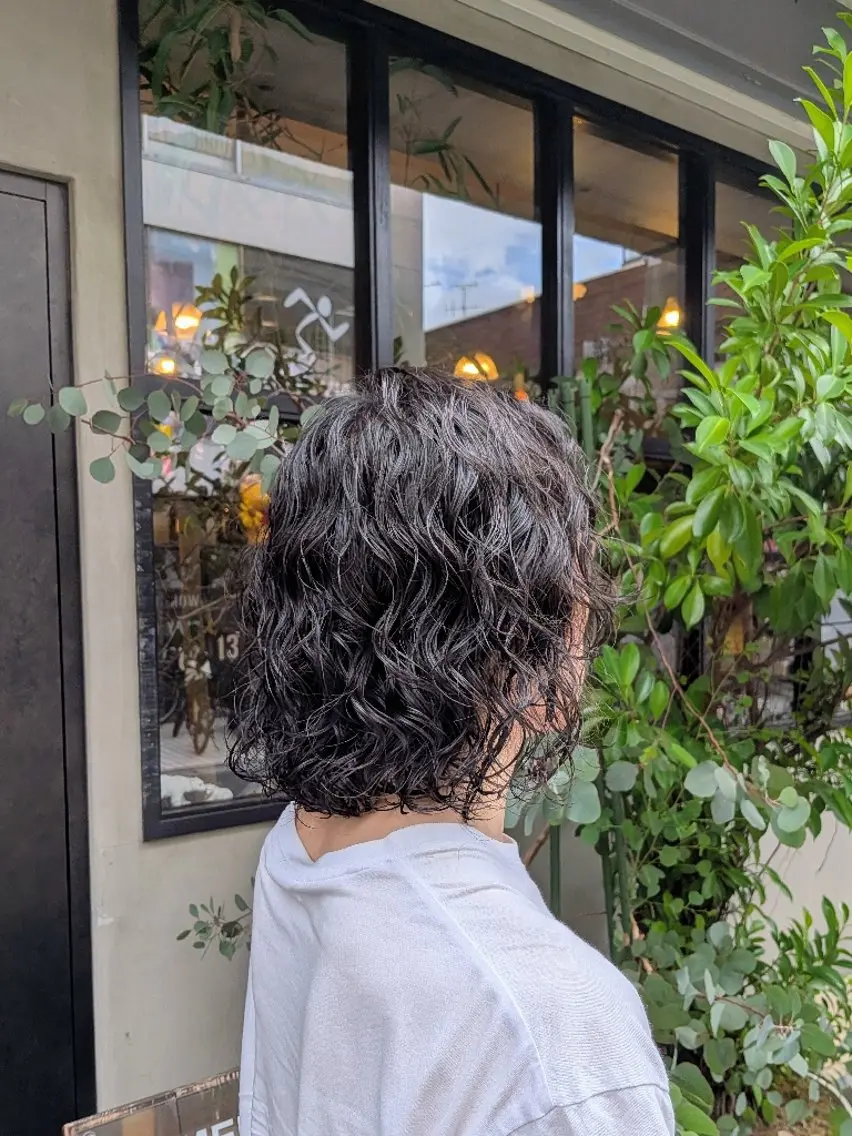 メンズ カット パーマ 大武 楓のヘアスタイル