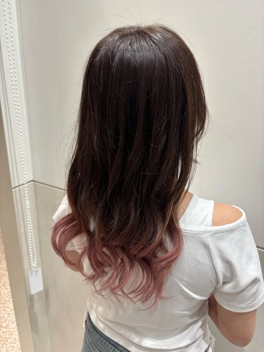 セミロング ヘアカラー kazufumi ..のヘアスタイル