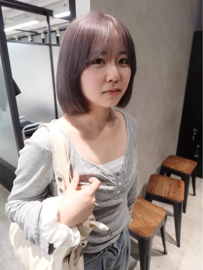 ショート カラー ヘアカラー トリートメント MIMI🌻໋᳝݊ 個性派カラー⑅ ⸝꙳のヘアスタイル