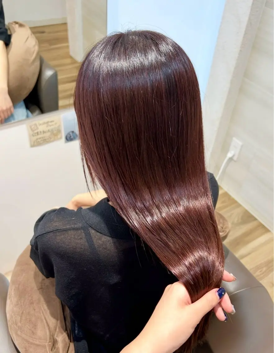 ロング カラー Hanon 掛水　美桜のヘアスタイル