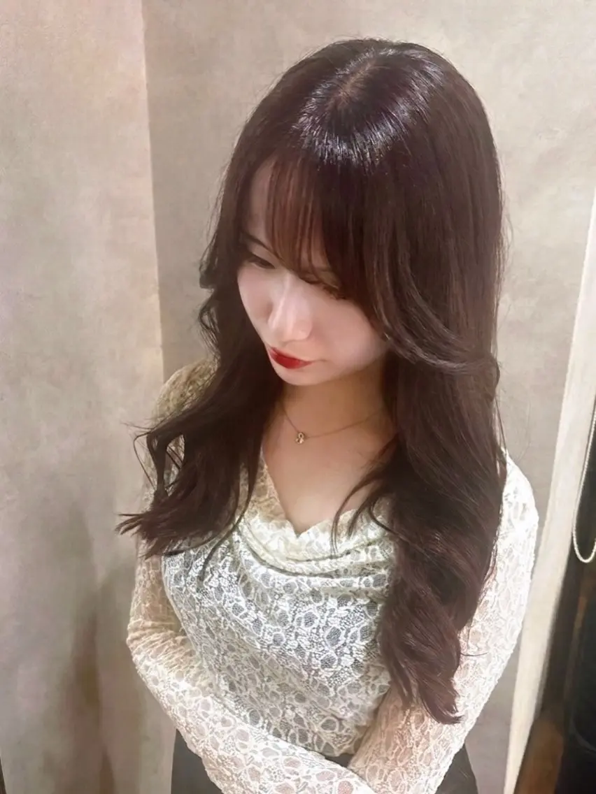 ロング カラー RIENS リエンス 池田 七椛のヘアスタイル