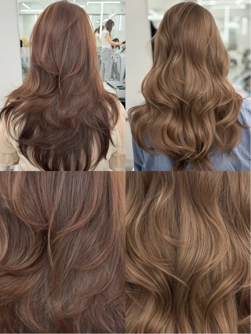 ロング カラー カット ヘアカラー トリートメント 顔まわりの神様✨ 透明感カラー藤嶋秀幸のヘアスタイル