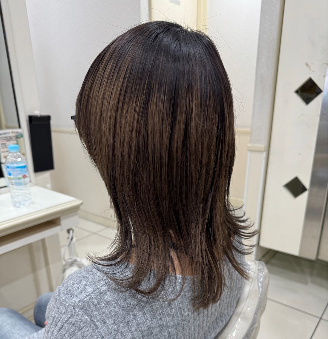 ミディアム 新井 俊輔のヘアスタイル