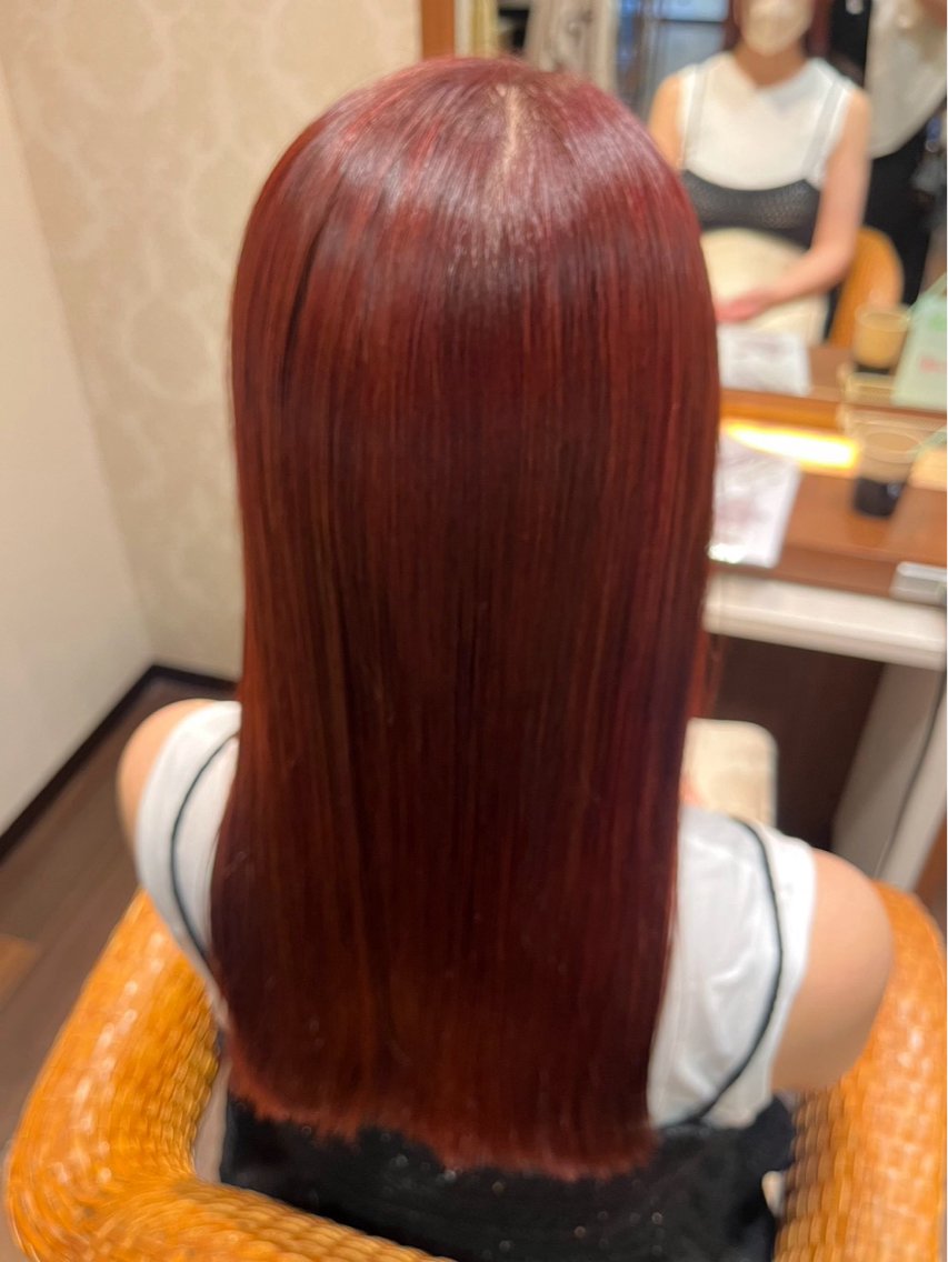 カラー ヤマダ トモナ 🍒🫧‪のヘアスタイル