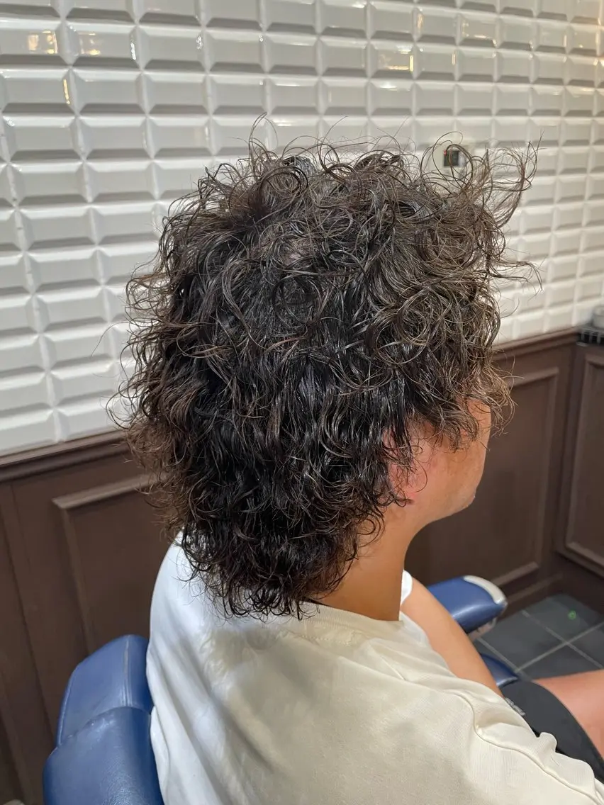 パーマ パーマ Lupinus中田 パーマモデル募集中のヘアスタイル