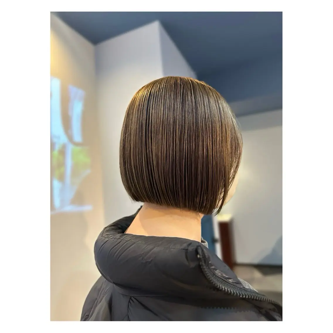 ショート カラー ボブ 中野 誠子のヘアスタイル