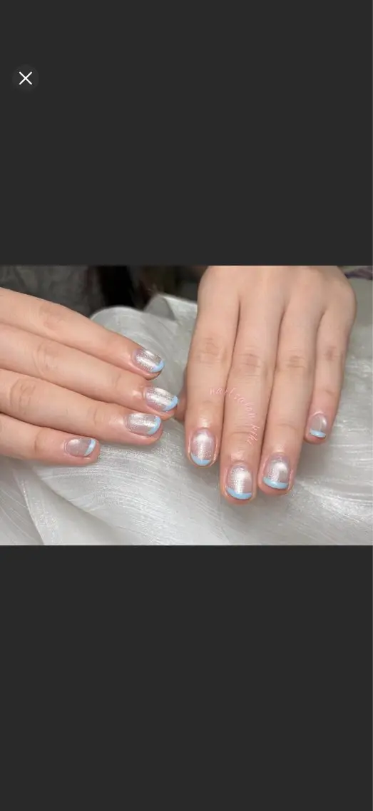 ネイル アートネイル フレンチネイル ジェルネイル グラデーション 韓国ネイル Nail Kihi アミ🌷のネイルデザイン