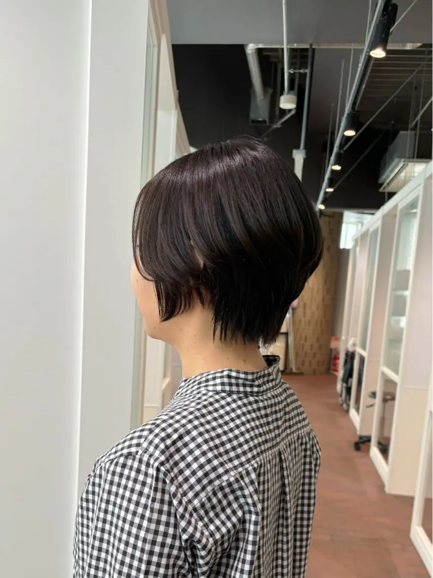 ショート ショートヘア カット マンツーマン 縮毛矯正/マユコのヘアスタイル