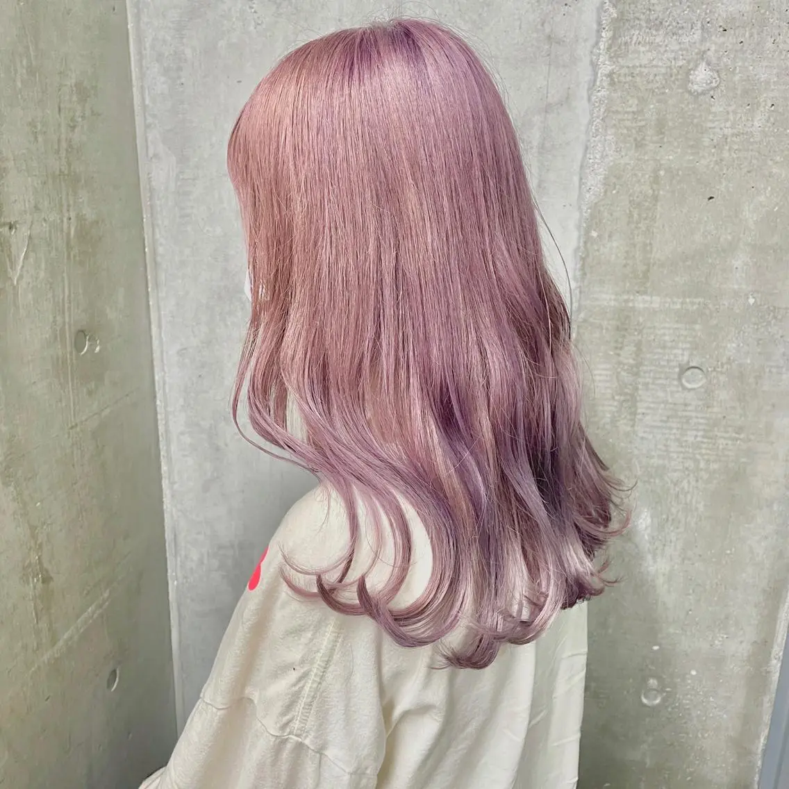 カラー ラベンダーカラー ラベンダーピンク ピンクカラー 🫧BUBBLES 新所沢　かとうゆきのヘアスタイル